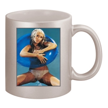 Christina Aguilera 11oz Metallic Silver Mug