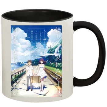 Uchiage hanabi shita kara miru ka Yoko kara miru ka 2017 11oz Colored Inner & Handle Mug