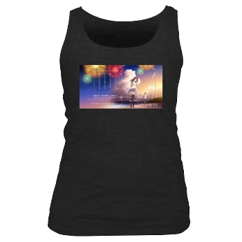 Uchiage hanabi shita kara miru ka Yoko kara miru ka 2017 Women's Tank Top