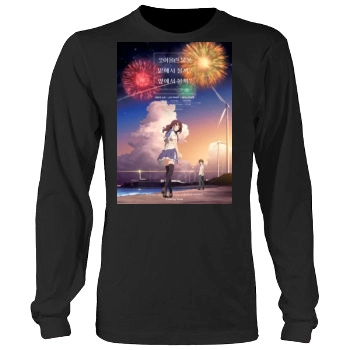 Uchiage hanabi shita kara miru ka Yoko kara miru ka 2017 Men's Heavy Long Sleeve TShirt