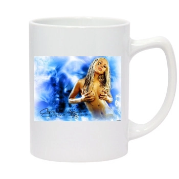 Christina Aguilera 14oz White Statesman Mug