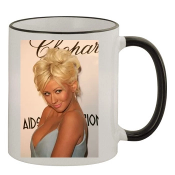 Christina Aguilera 11oz Colored Rim & Handle Mug