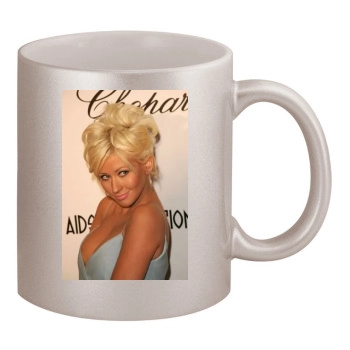 Christina Aguilera 11oz Metallic Silver Mug