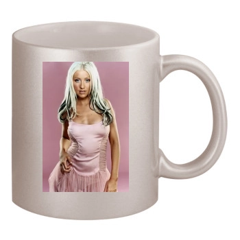 Christina Aguilera 11oz Metallic Silver Mug