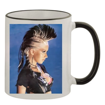 Christina Aguilera 11oz Colored Rim & Handle Mug