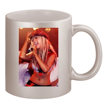 Christina Aguilera 11oz Metallic Silver Mug