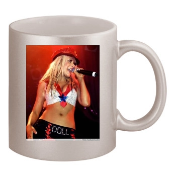 Christina Aguilera 11oz Metallic Silver Mug