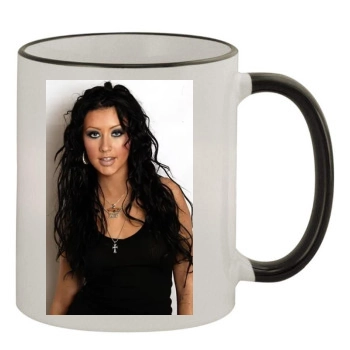 Christina Aguilera 11oz Colored Rim & Handle Mug