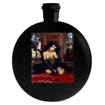 Christina Aguilera Round Flask