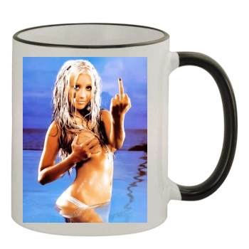 Christina Aguilera 11oz Colored Rim & Handle Mug