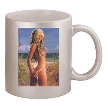 Christina Aguilera 11oz Metallic Silver Mug