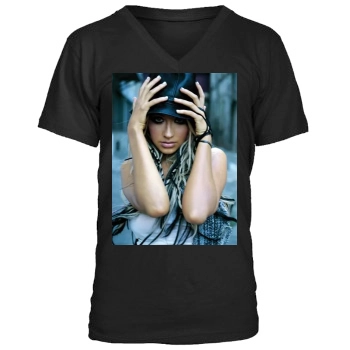 Christina Aguilera Men's V-Neck T-Shirt