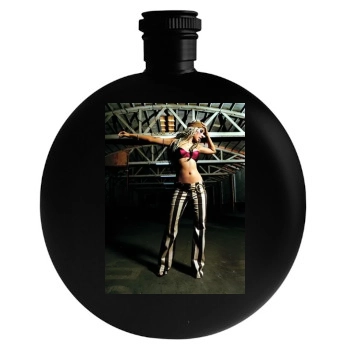 Christina Aguilera Round Flask