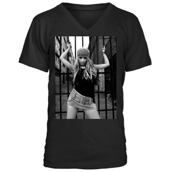 Christina Aguilera Men's V-Neck T-Shirt