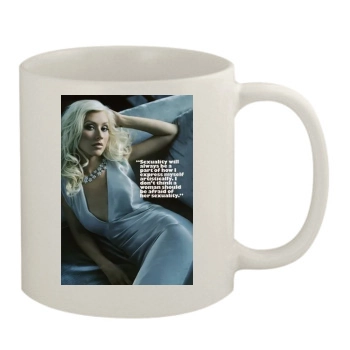 Christina Aguilera 11oz White Mug