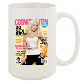 Christina Aguilera 15oz White Mug