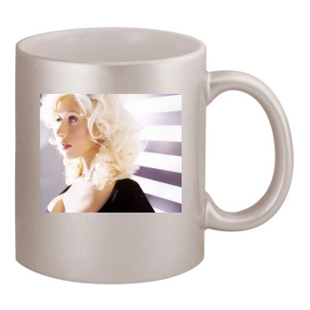 Christina Aguilera 11oz Metallic Silver Mug