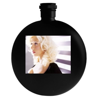 Christina Aguilera Round Flask