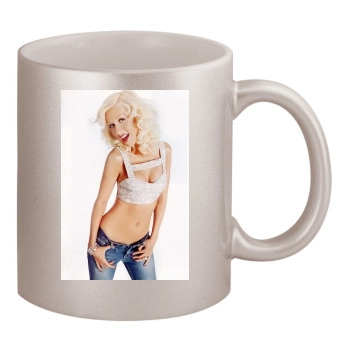 Christina Aguilera 11oz Metallic Silver Mug