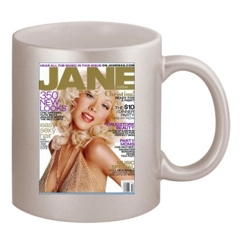 Christina Aguilera 11oz Metallic Silver Mug