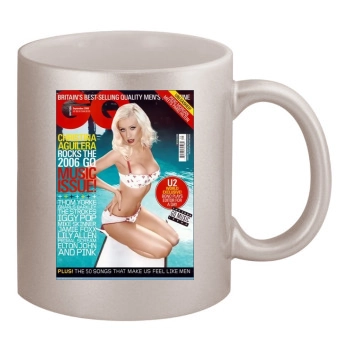 Christina Aguilera 11oz Metallic Silver Mug