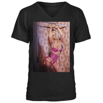 Christina Aguilera Men's V-Neck T-Shirt