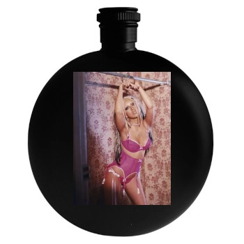 Christina Aguilera Round Flask