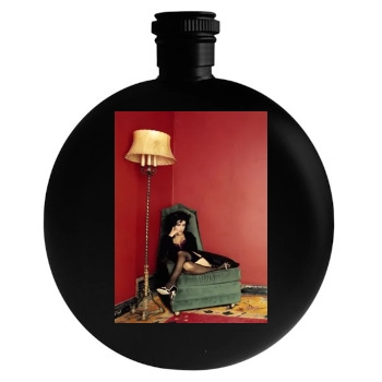 Christina Aguilera Round Flask