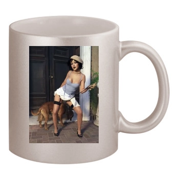 Christina Aguilera 11oz Metallic Silver Mug