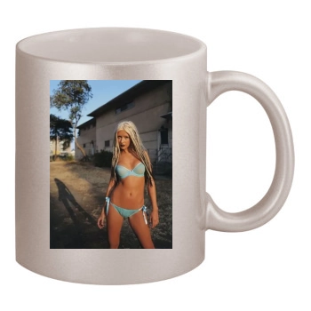 Christina Aguilera 11oz Metallic Silver Mug