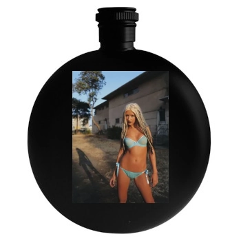 Christina Aguilera Round Flask