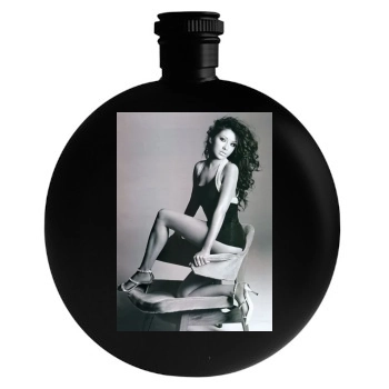 Christina Aguilera Round Flask