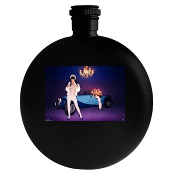 Christina Aguilera Round Flask