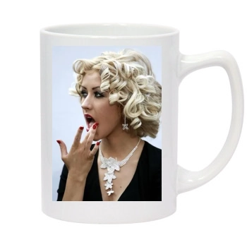 Christina Aguilera 14oz White Statesman Mug