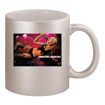 Christina Aguilera 11oz Metallic Silver Mug