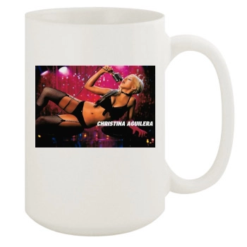 Christina Aguilera 15oz White Mug