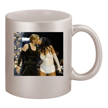 Christina Aguilera 11oz Metallic Silver Mug