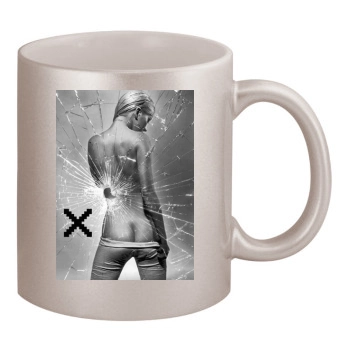 Christina Aguilera 11oz Metallic Silver Mug