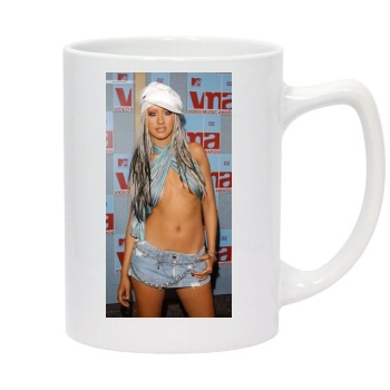 Christina Aguilera 14oz White Statesman Mug