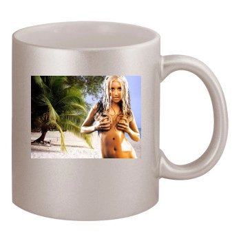 Christina Aguilera 11oz Metallic Silver Mug