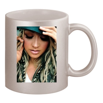 Christina Aguilera 11oz Metallic Silver Mug