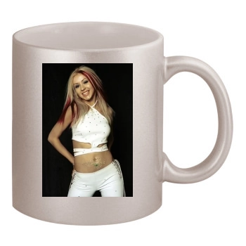 Christina Aguilera 11oz Metallic Silver Mug