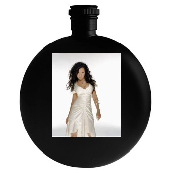 Christina Aguilera Round Flask