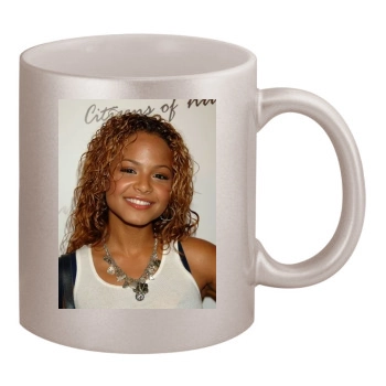 Christina Milian 11oz Metallic Silver Mug