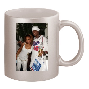 Christina Milian 11oz Metallic Silver Mug