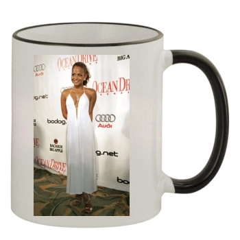 Christina Milian 11oz Colored Rim & Handle Mug