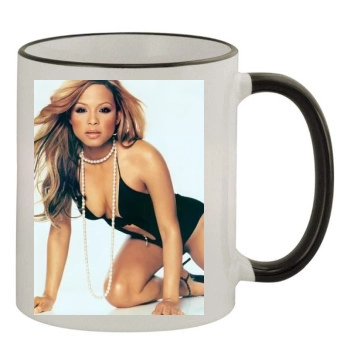 Christina Milian 11oz Colored Rim & Handle Mug