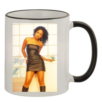 Christina Milian 11oz Colored Rim & Handle Mug