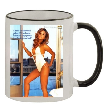 Christina Milian 11oz Colored Rim & Handle Mug