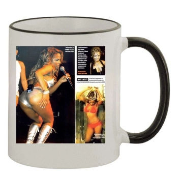 Christina Milian 11oz Colored Rim & Handle Mug